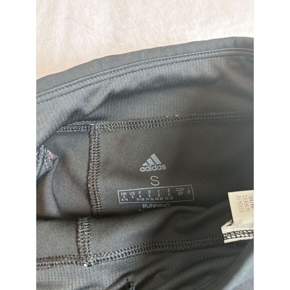 Adidas Running Climacool Black Pink Compression Leggings Women's Small * - Picture 3 of 7